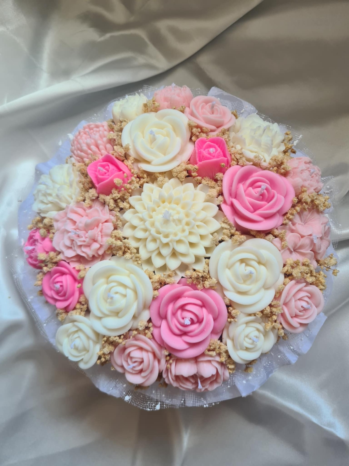 Авторски букет „Pink Garden“