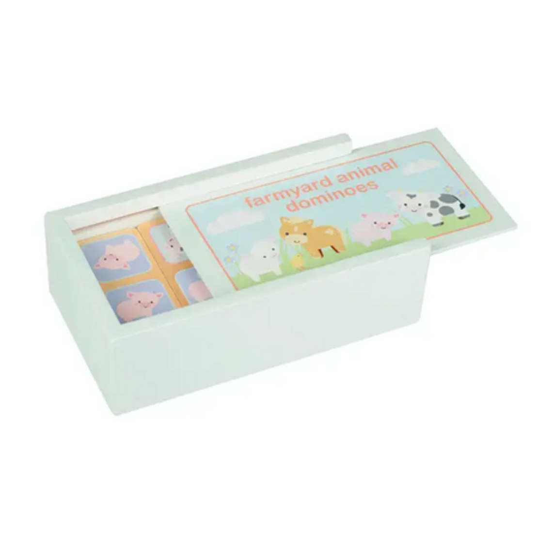 Домино в дървена кутия, фермерски животни (FSC®)
