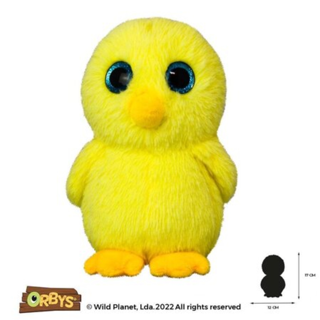Плюшена играчка, Бебе пиле 15см Wild Planet