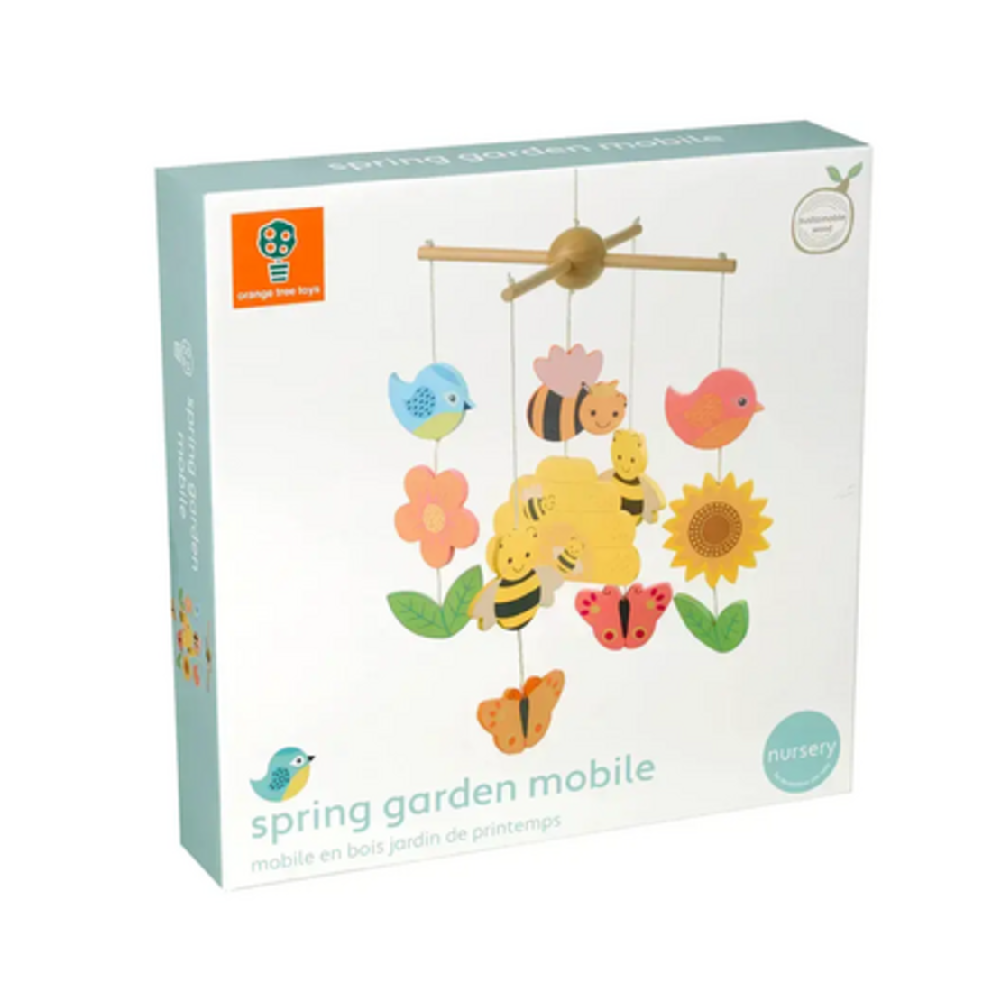 Дървена висяща играчка Градина - Spring Garden
