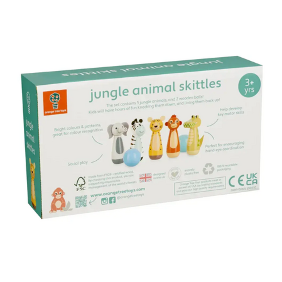 Дървен Боулинг, 7 части - Jungle Animals