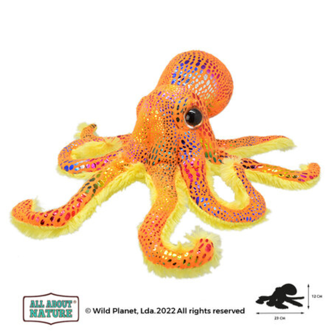 Плюшена играчка, Октопод 26см. Wild Planet