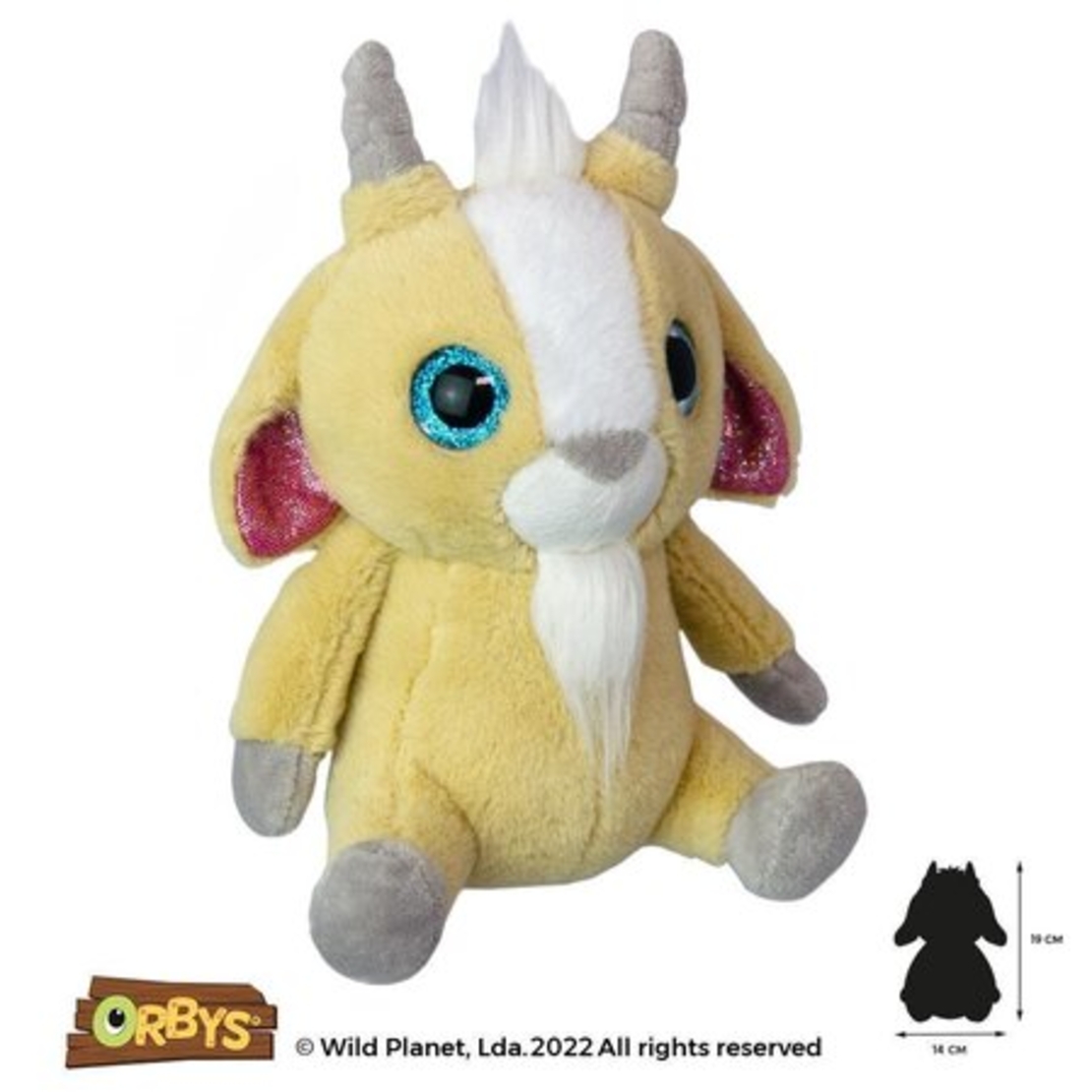 Плюшена играчка, Козичка 19см. Wild Planet
