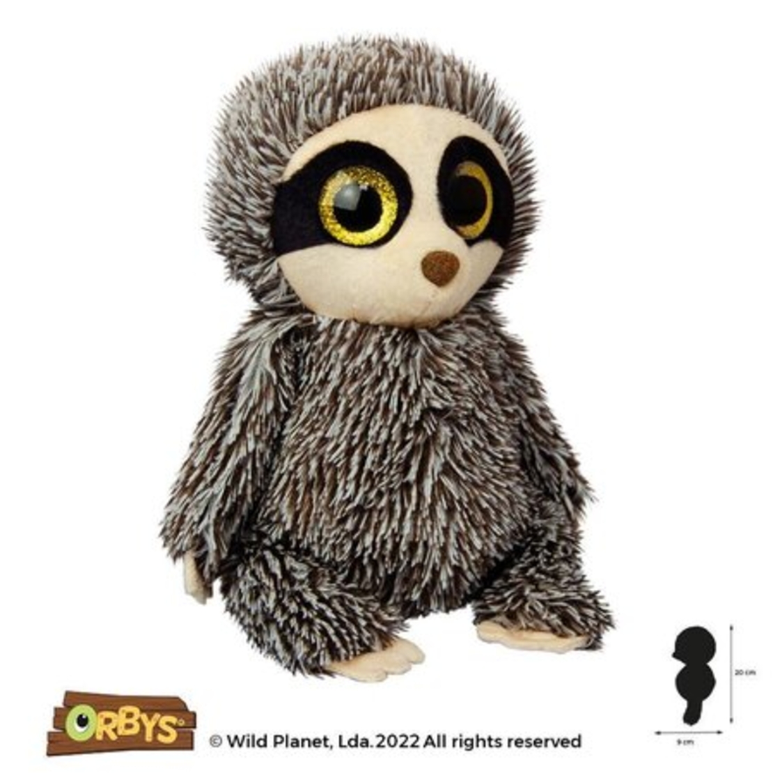 Плюшена играчка, Малък ленивец 20см Wild Planet