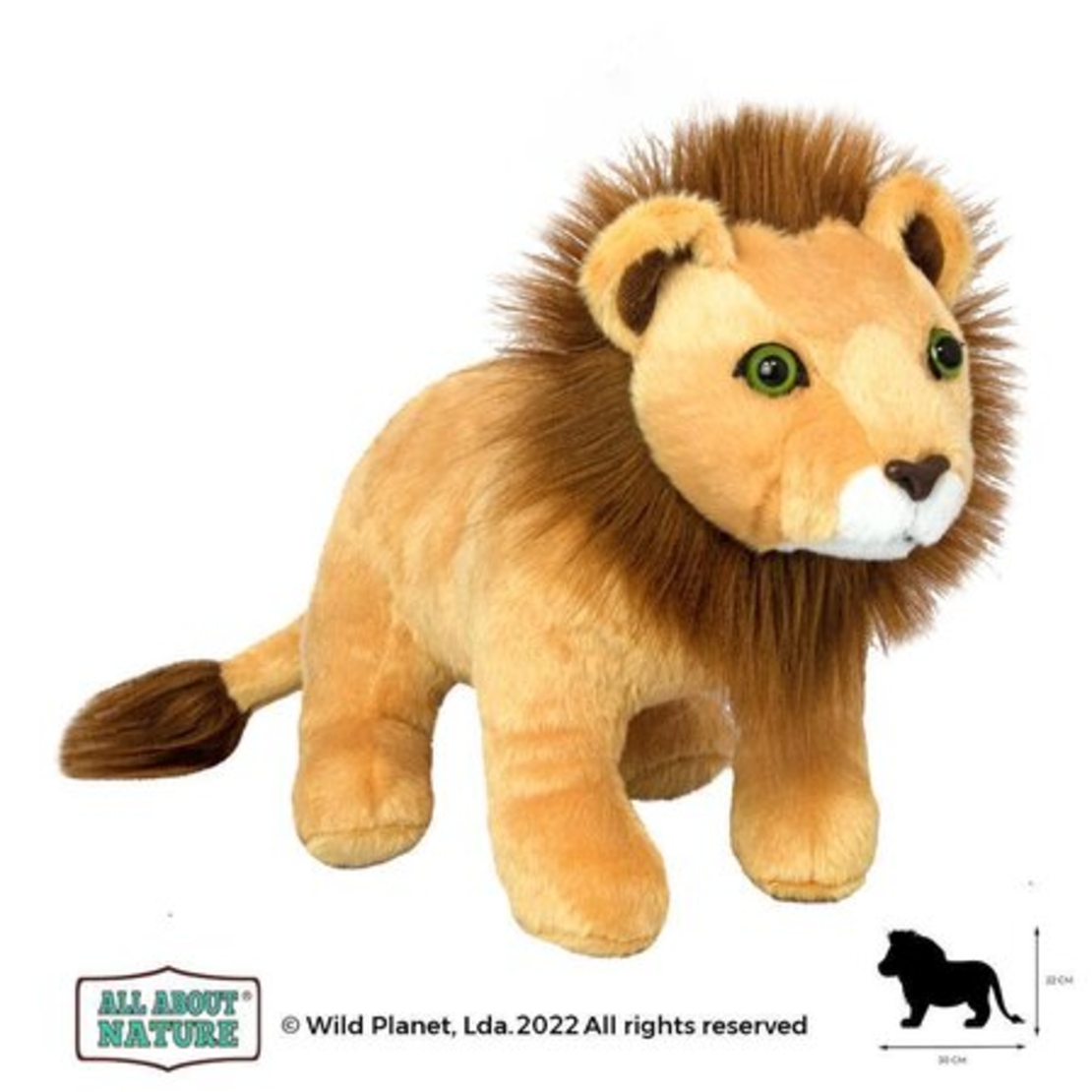 Плюшена играчка, Бебе Лъв 30см. Wild Planet