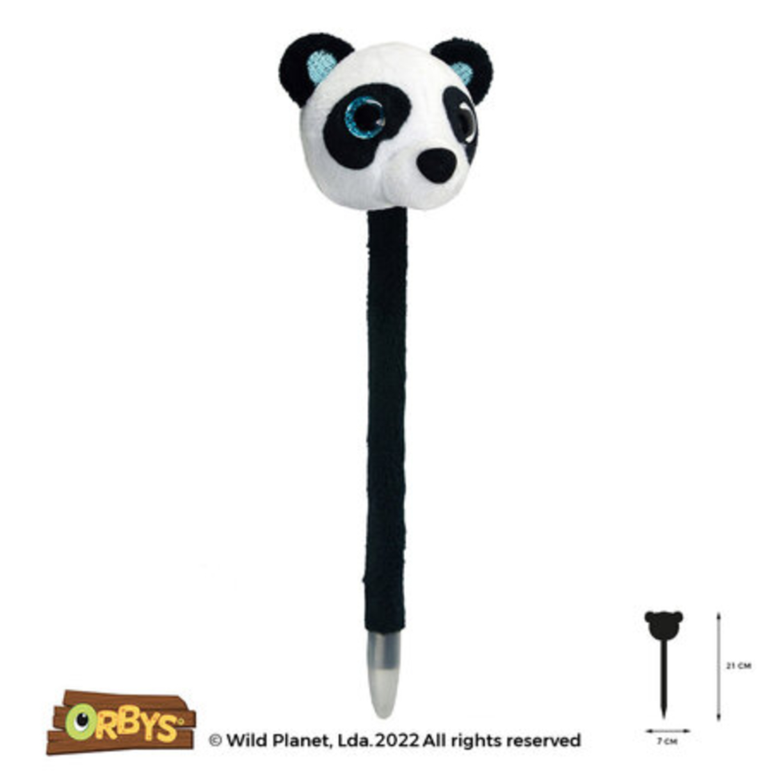Плюшена химикалка, Панда 21см Wild Planet