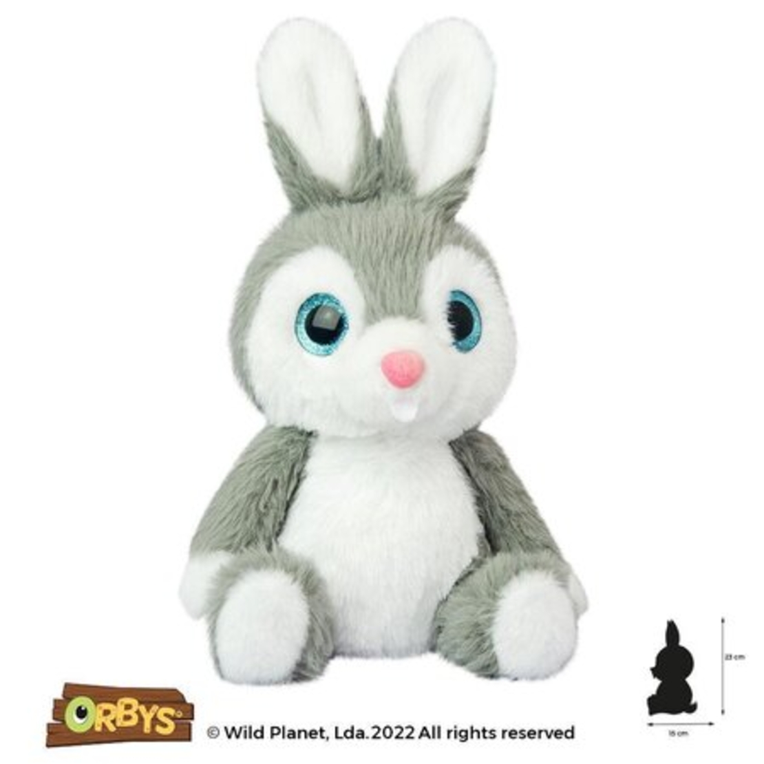 Плюшена играчка, Зайче 22см. Wild Planet