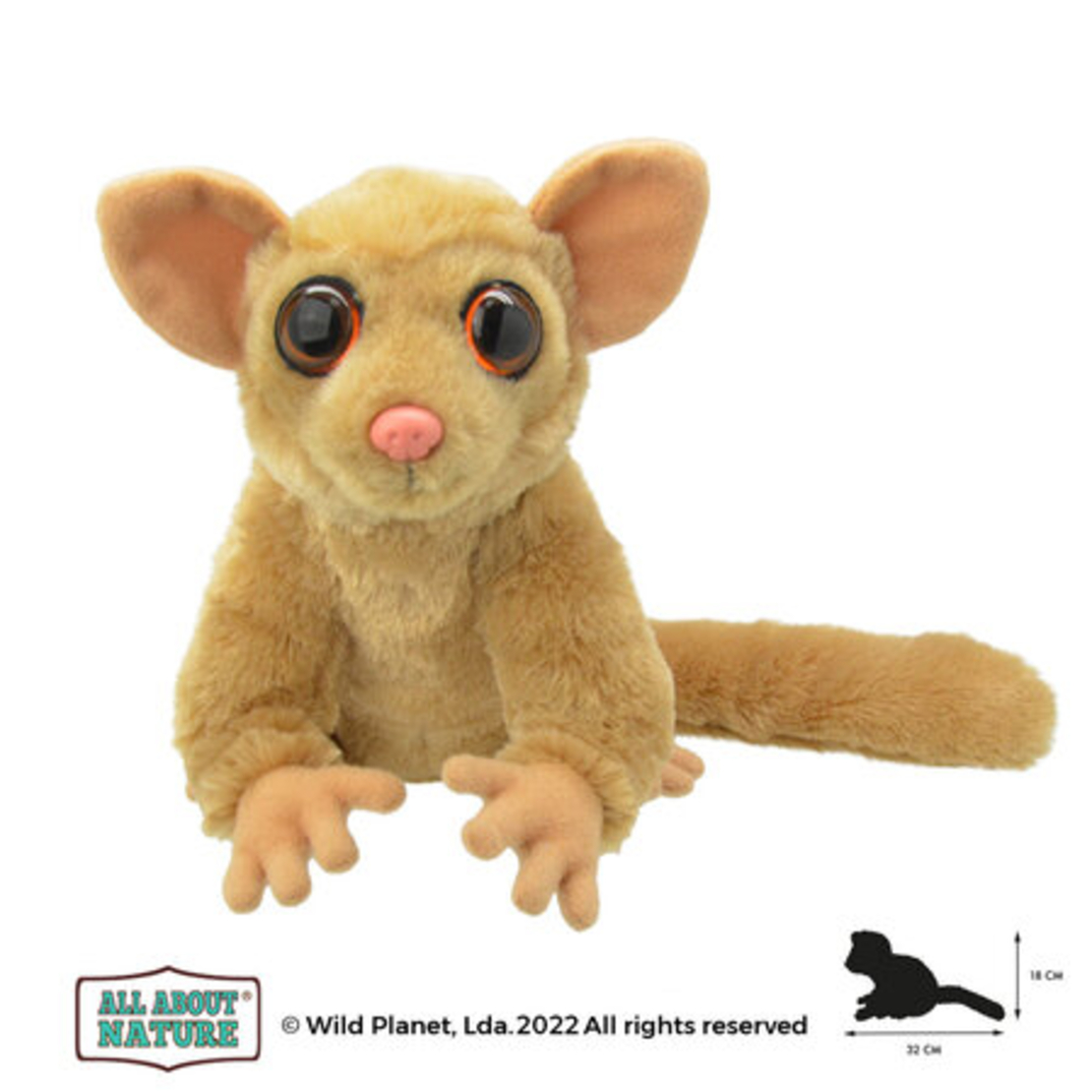 Плюшена играчка, Тарсиус 32см. Wild Planet