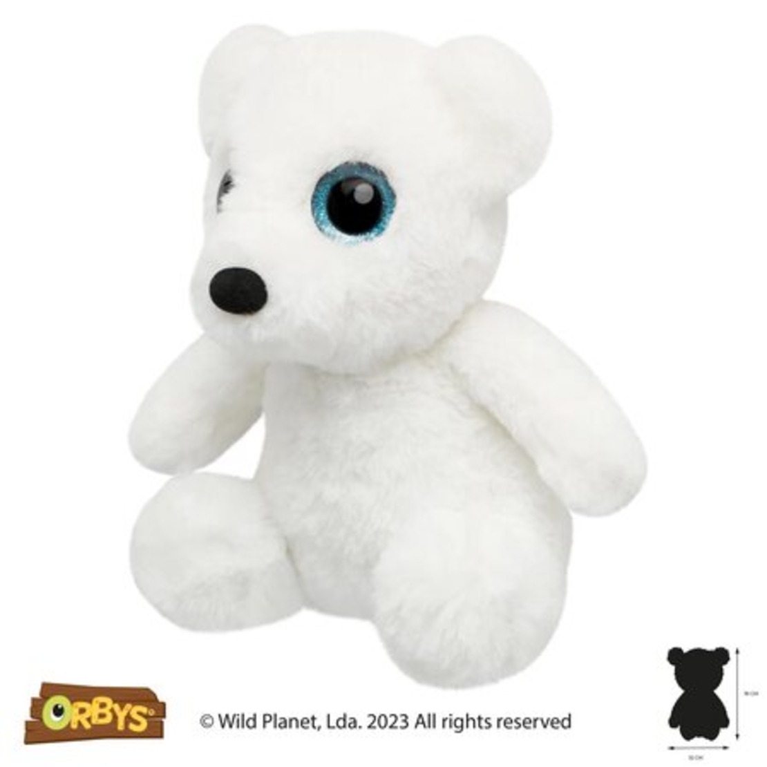 Плюшена играчка, Полярно мече 15см Wild Planet