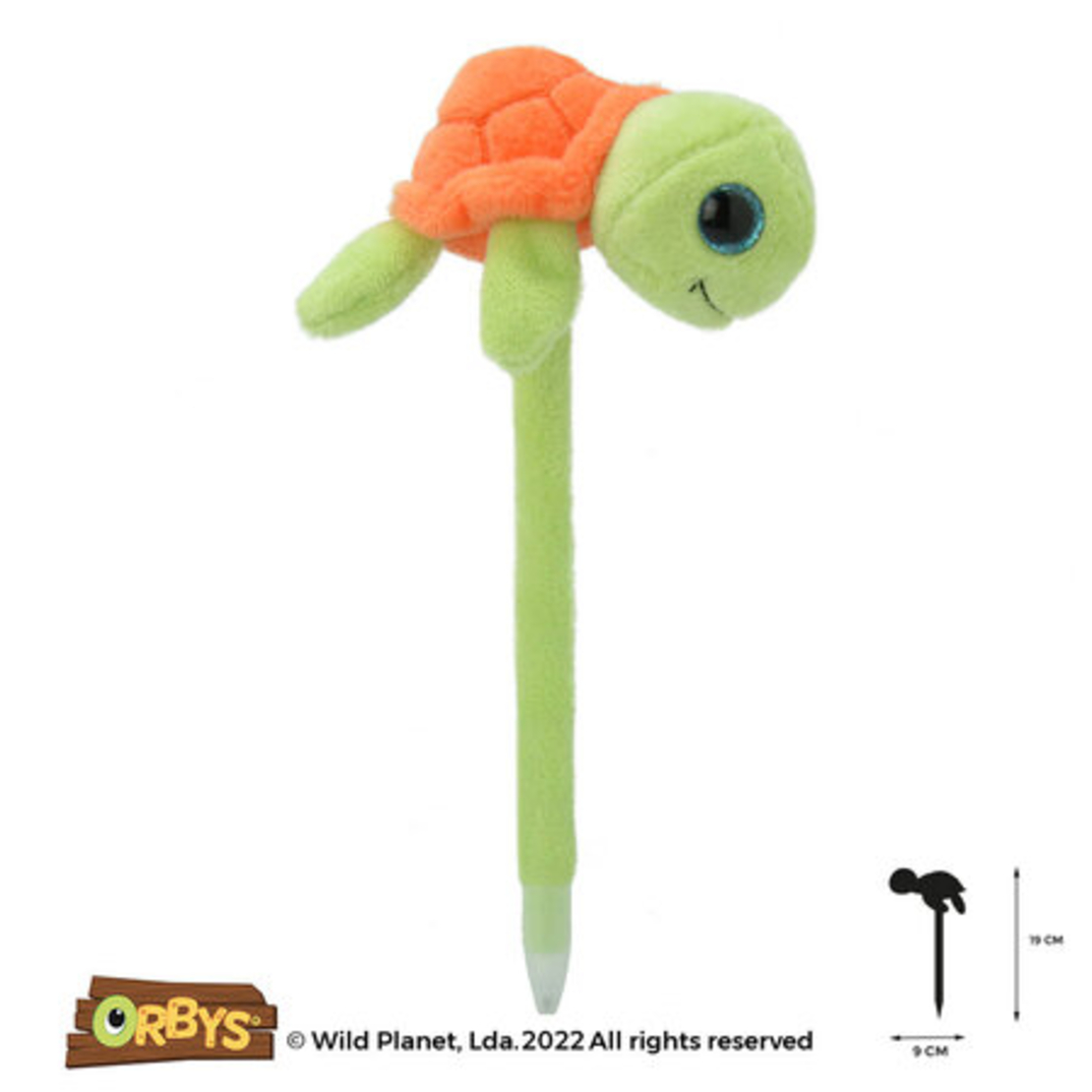Плюшена химикалка, Костенурка 19см Wild Planet