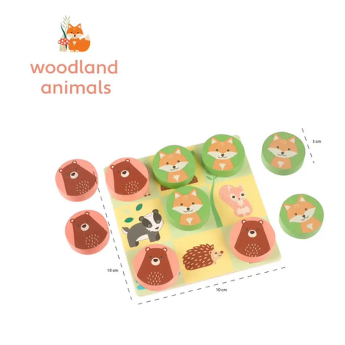 Дървен Морски Шах с животни - Woodland Animals