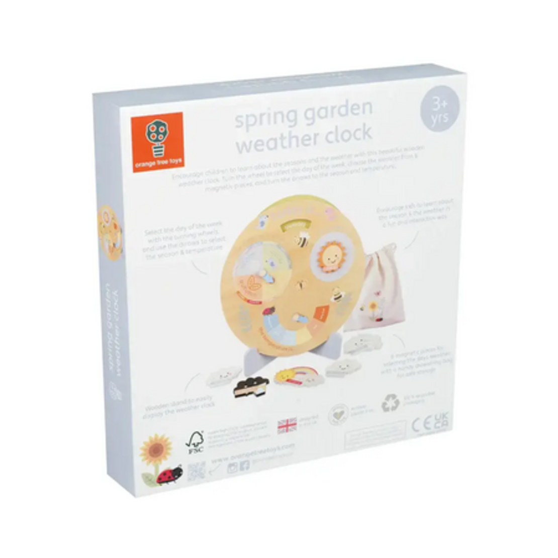 Обучителен часовник за времето - Spring Garden