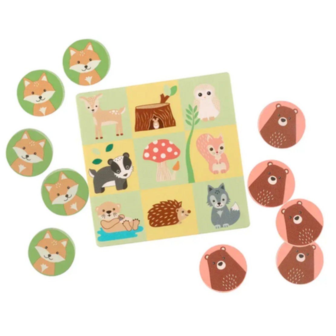 Дървен Морски Шах с животни - Woodland Animals
