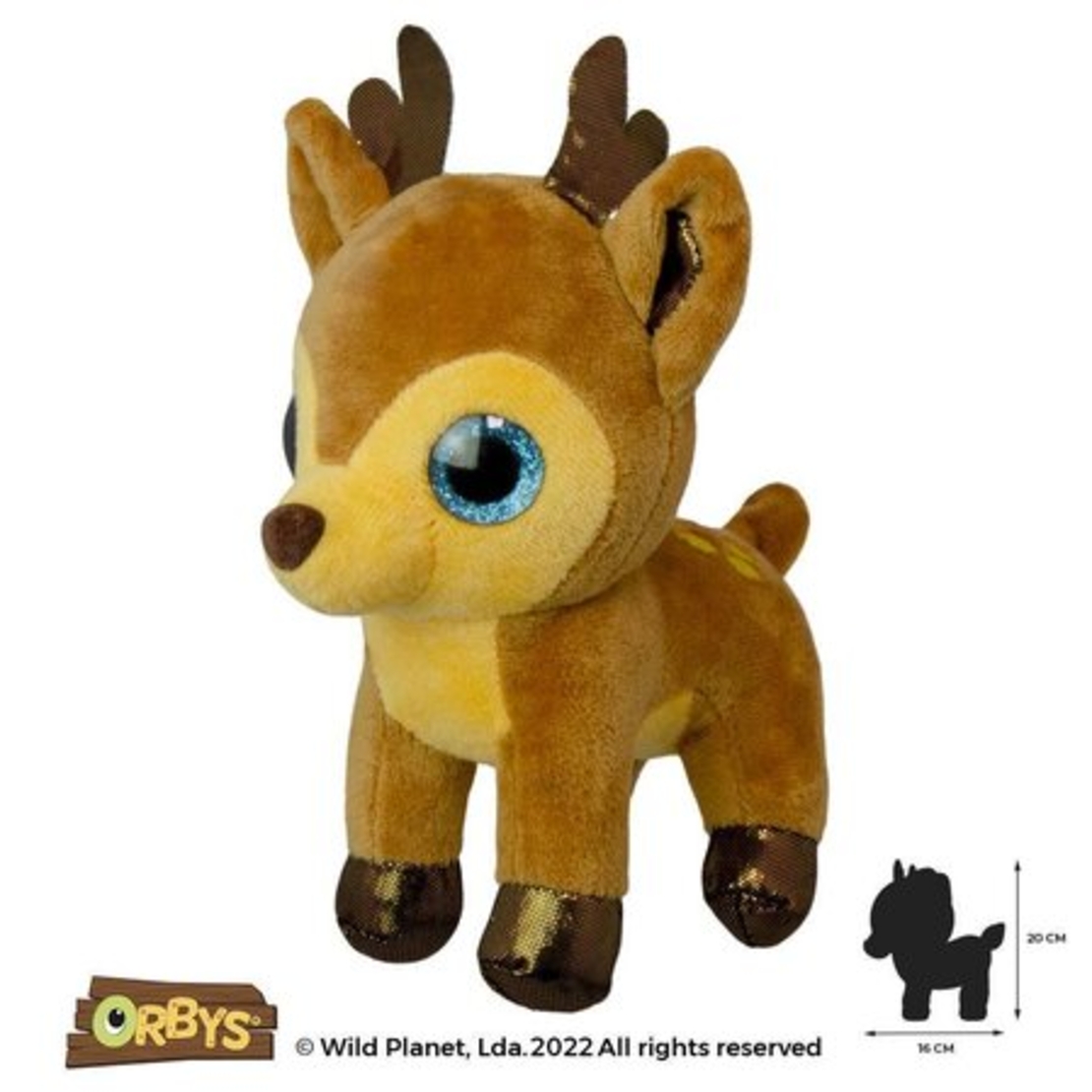 Плюшена играчка, Сърничка 19см Wild Planet