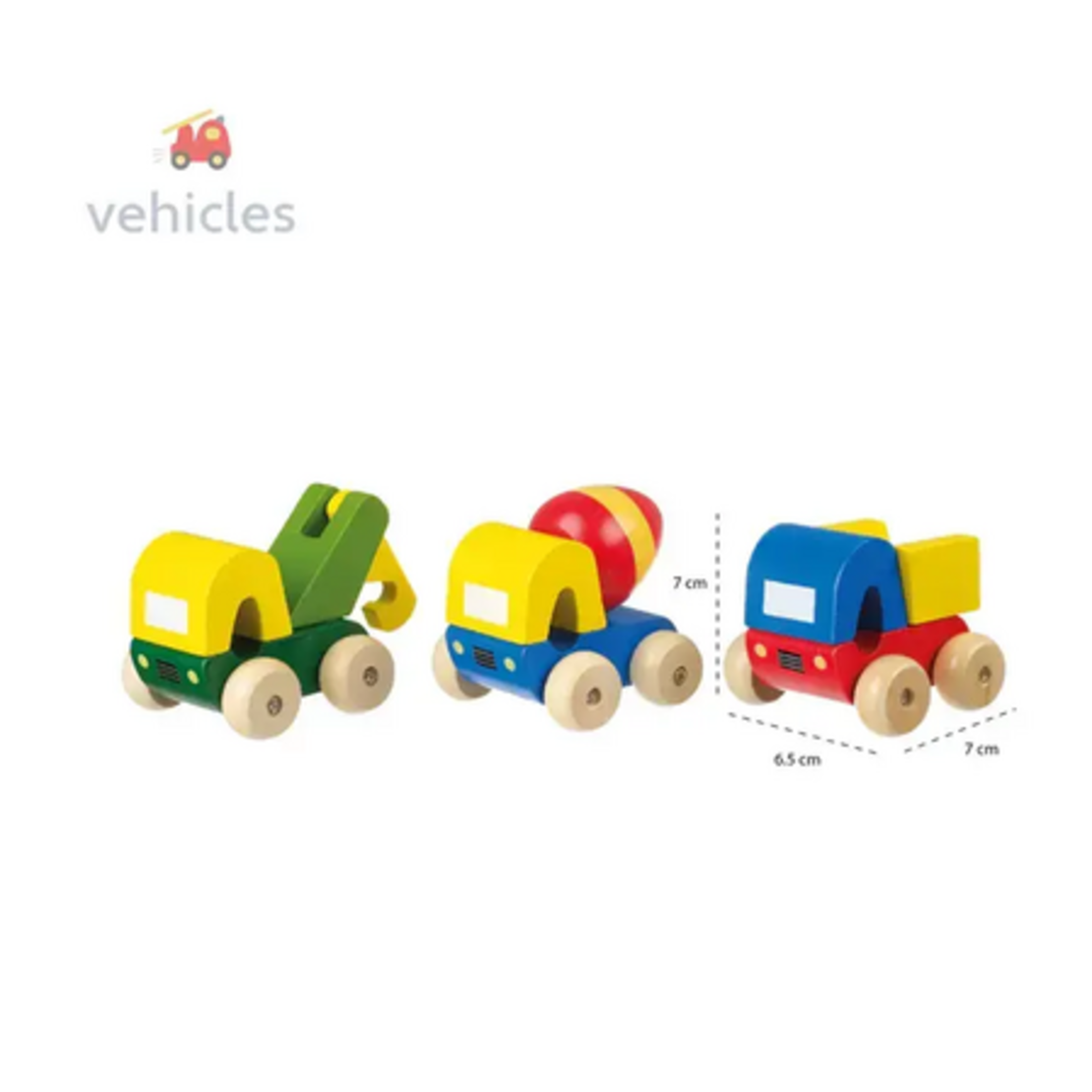 Строителни машини, 3 части - Vehicles