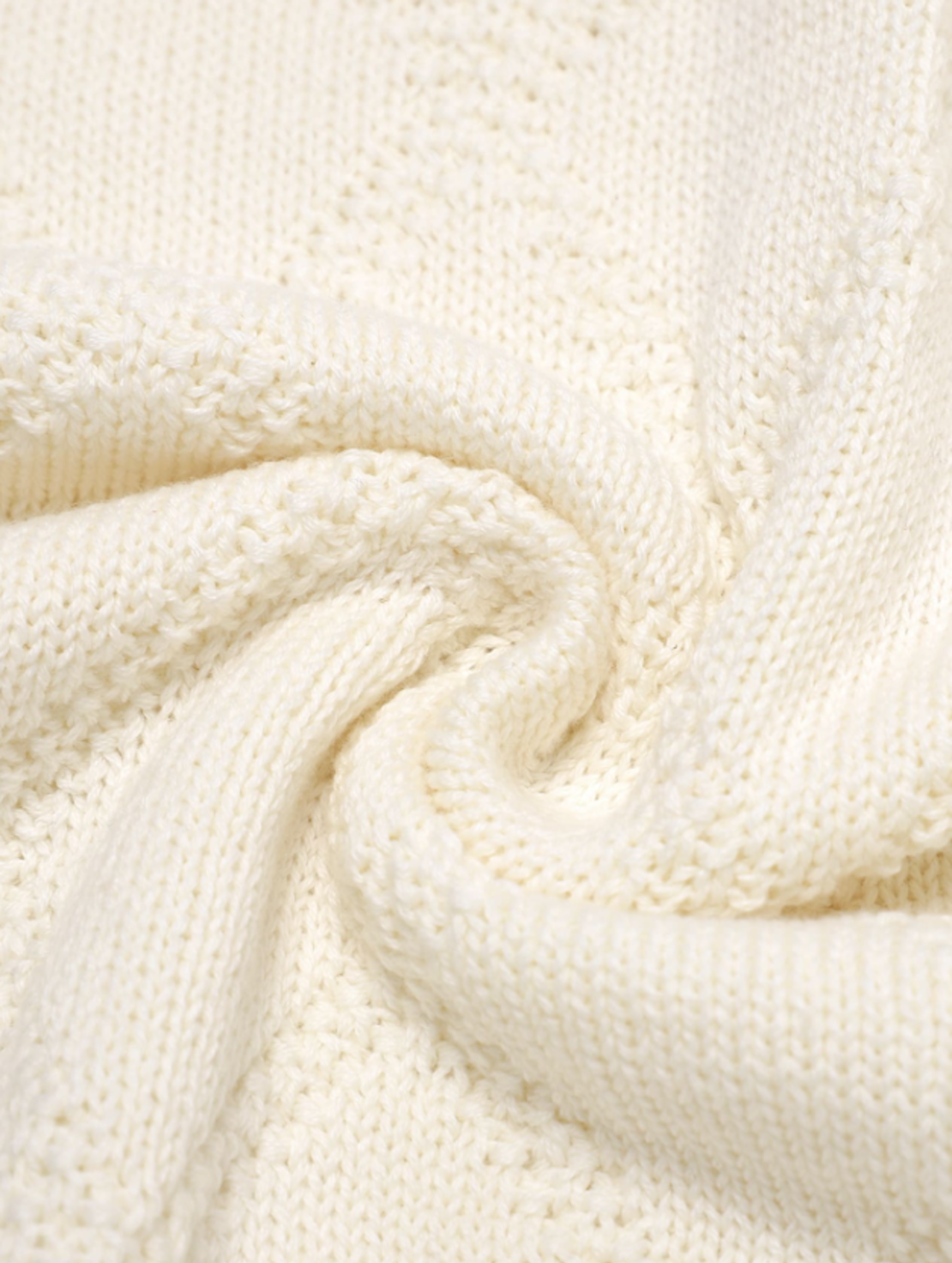 Мекичко памучно одеяло white