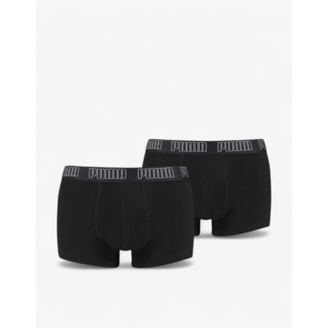 PUMA 2-Packs Basic Logo Boxers Black