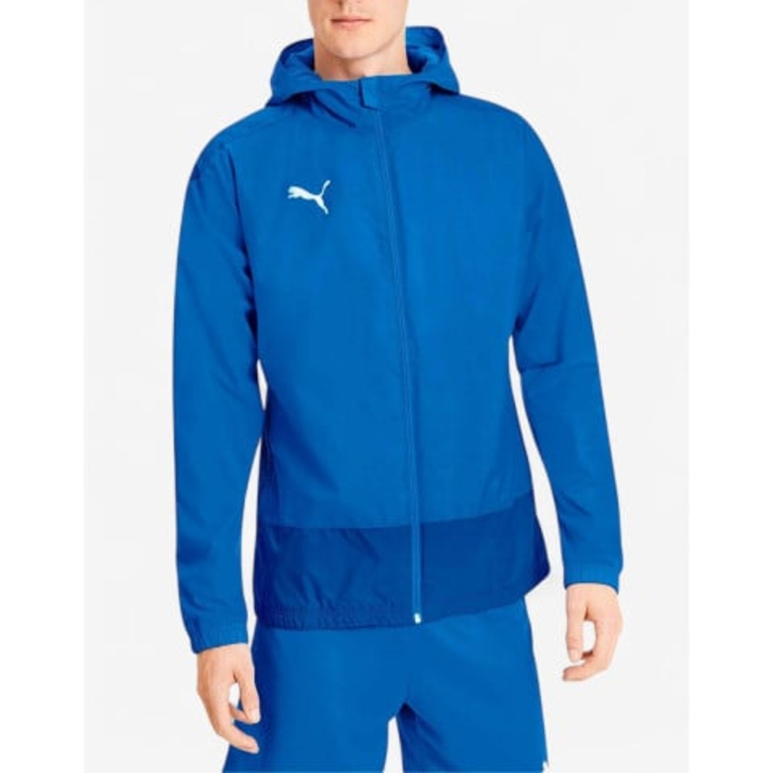 PUMA TeamGoal Rain Jacket Blue