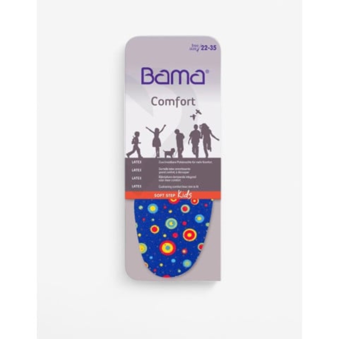 BAMA Soft Step Kids Insoles Multicolor