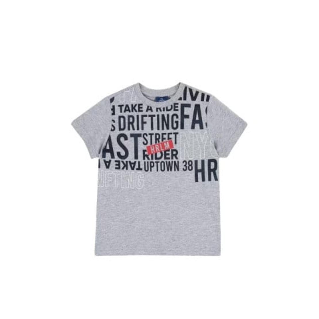 CHICCO Boys Letters Tee Light Grey