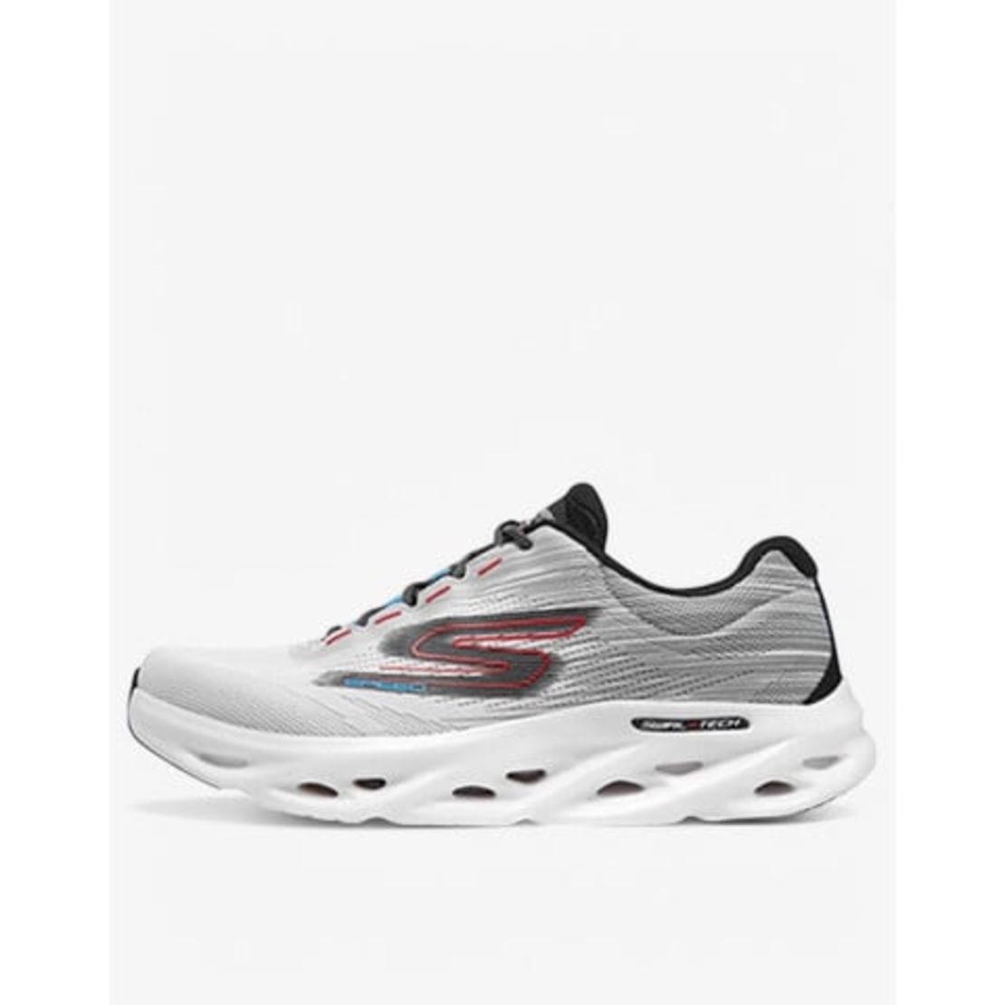 SKECHERS Go Run Swirl Tech Speed Rapid Motion Shoes White/Grey
