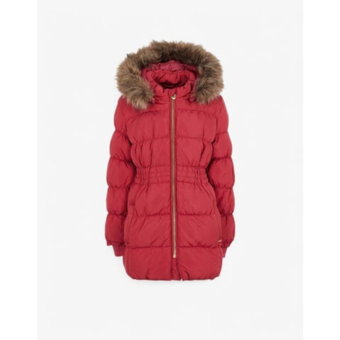 NAME IT Molly Long Down Jacket Cerise