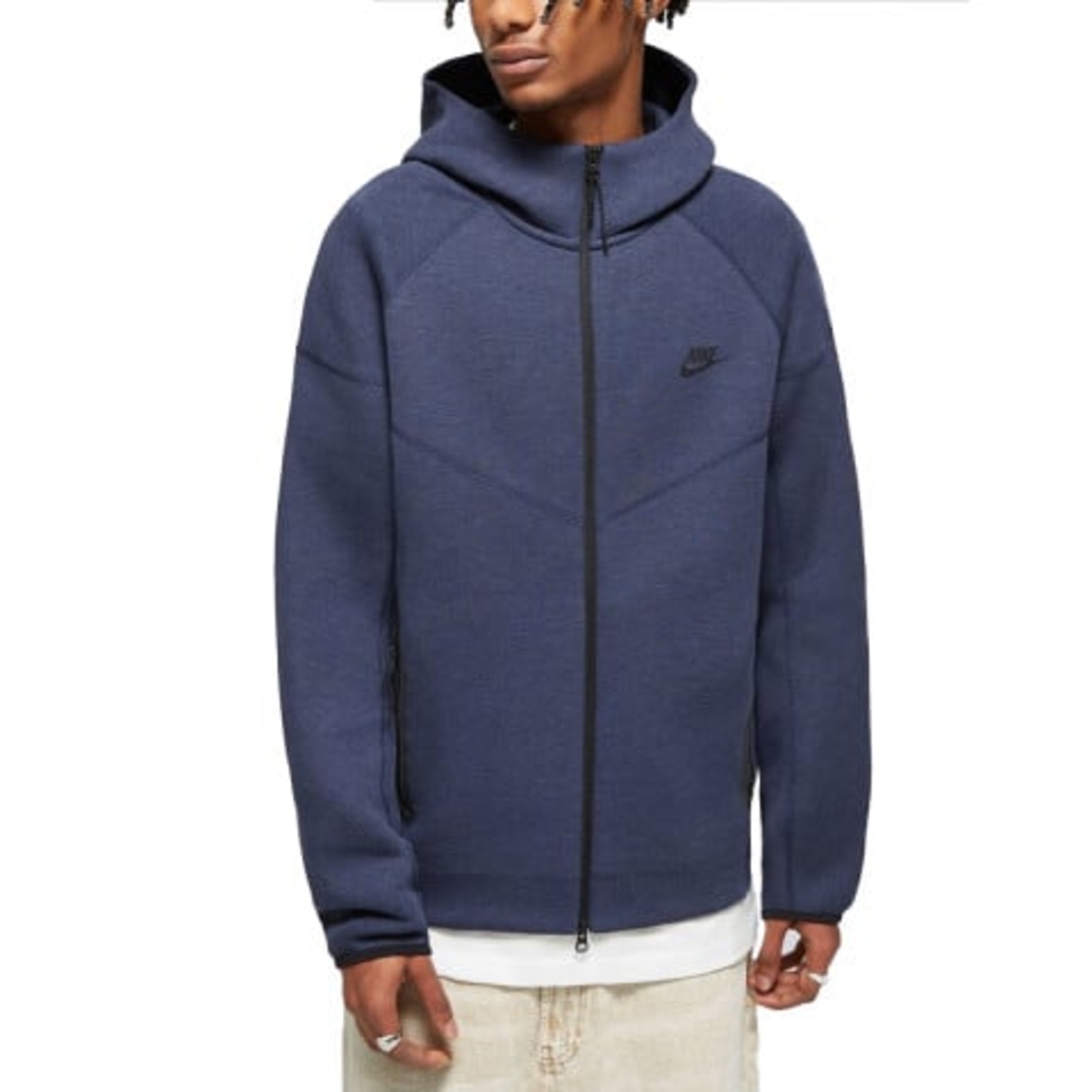 NIKE Tech Fleece Full-Zip Hoodie Blue