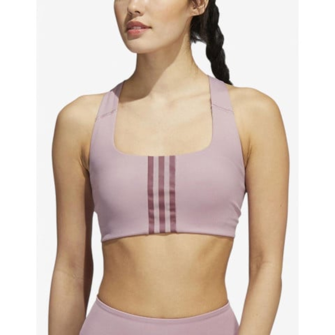 ADIDAS Aeroready Middle-Support Bra Purple