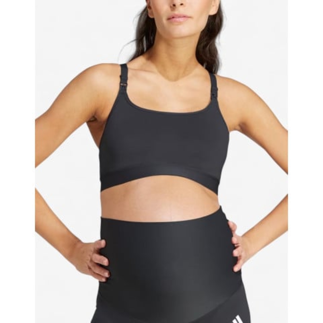 ADIDAS Powerimpact Medium-Support Maternity Bra Black