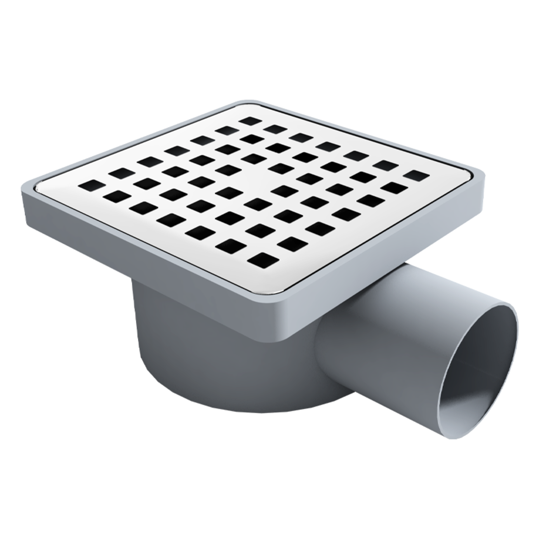 TM201-рогов сифон 10х10см.