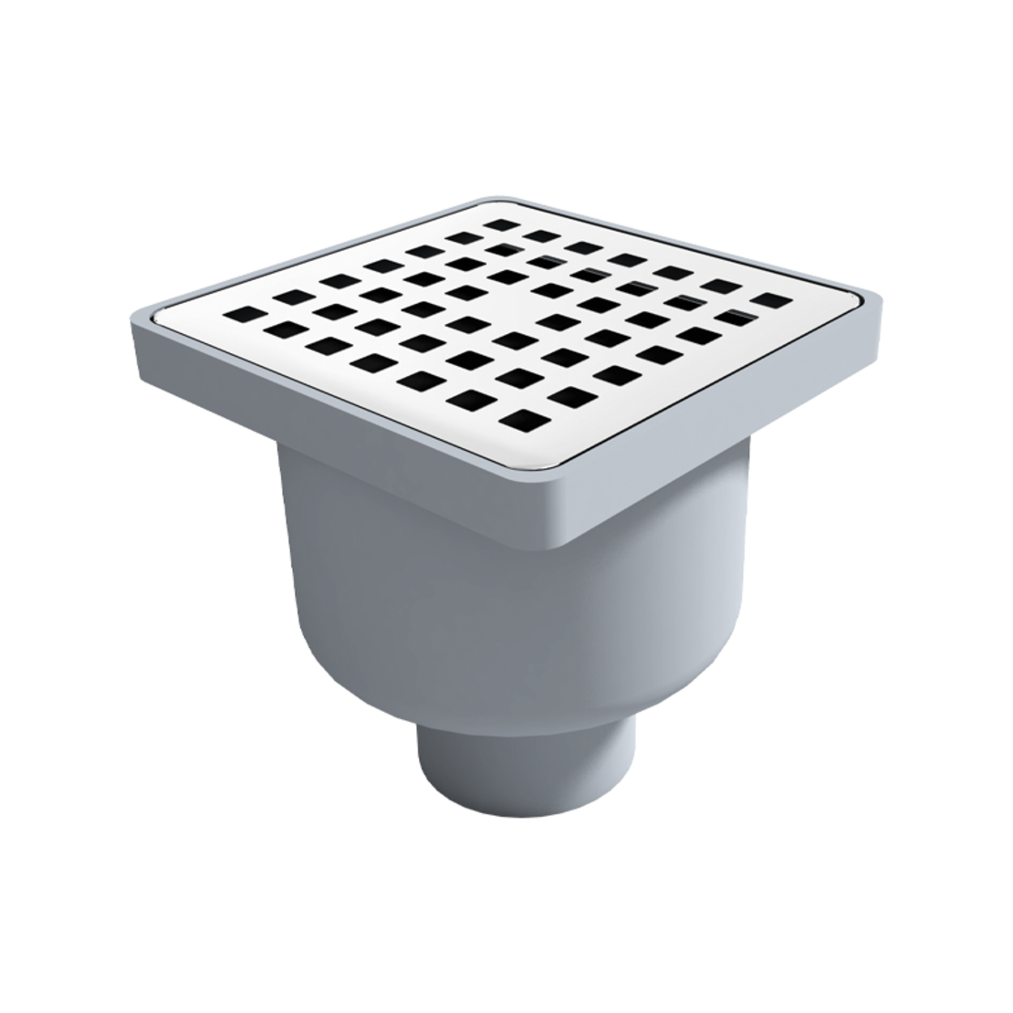 TM202-подов сифон с вертикално оттичане 10х10см.