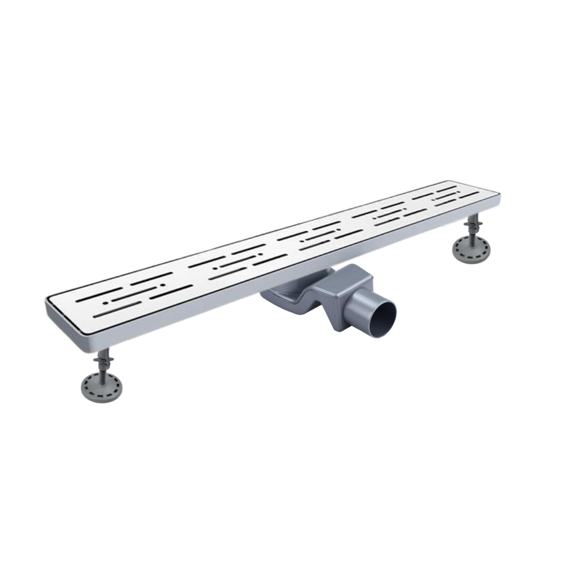 TM.005-Линеен сифон PVC корпус  и решетка от неръждаема стомана