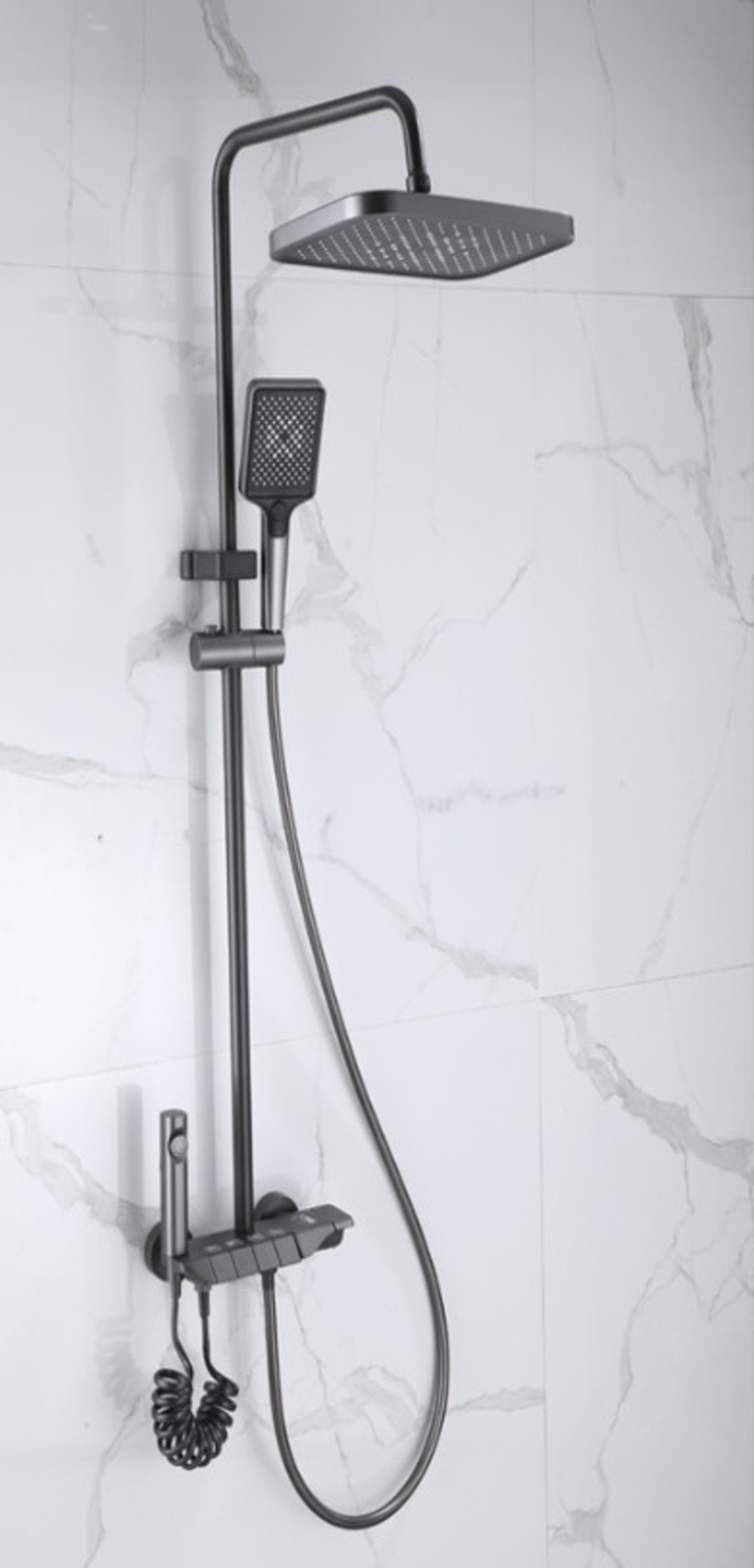 PIA.101A-ПИАНО Душ система за баня EKO  (ANTRACITE)