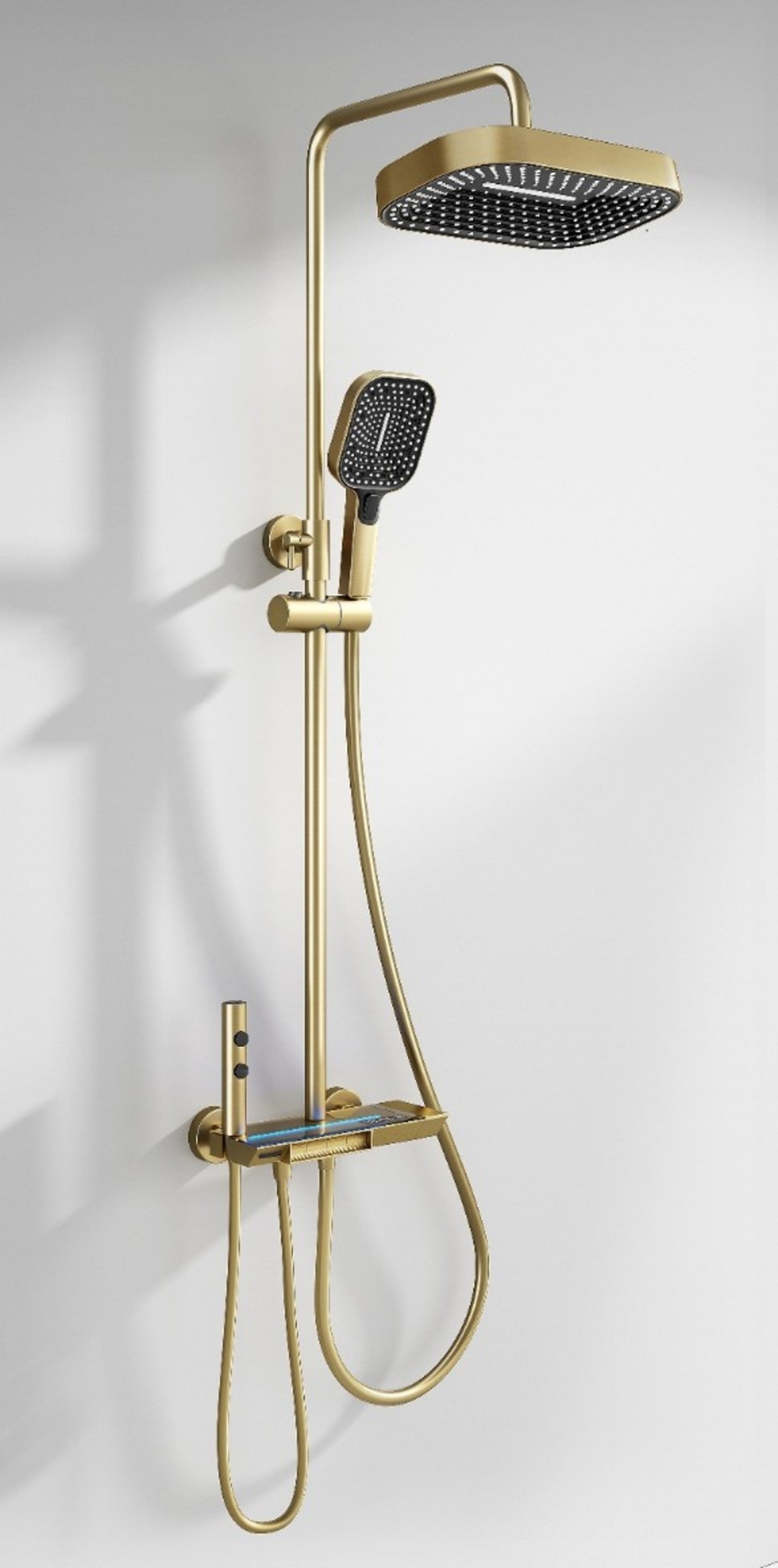 PIA201G-ПИАНО Душ система за баня с ЛЕД дисплей (GOLD)