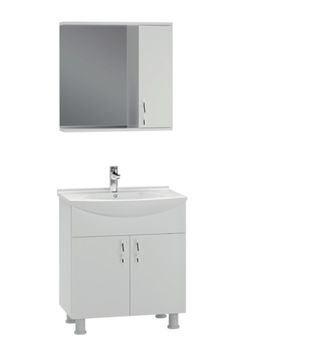 YNS-01  Комплект PVC шкафове за баня 65 см