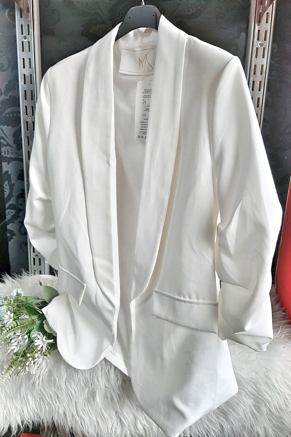 Дамско сако White