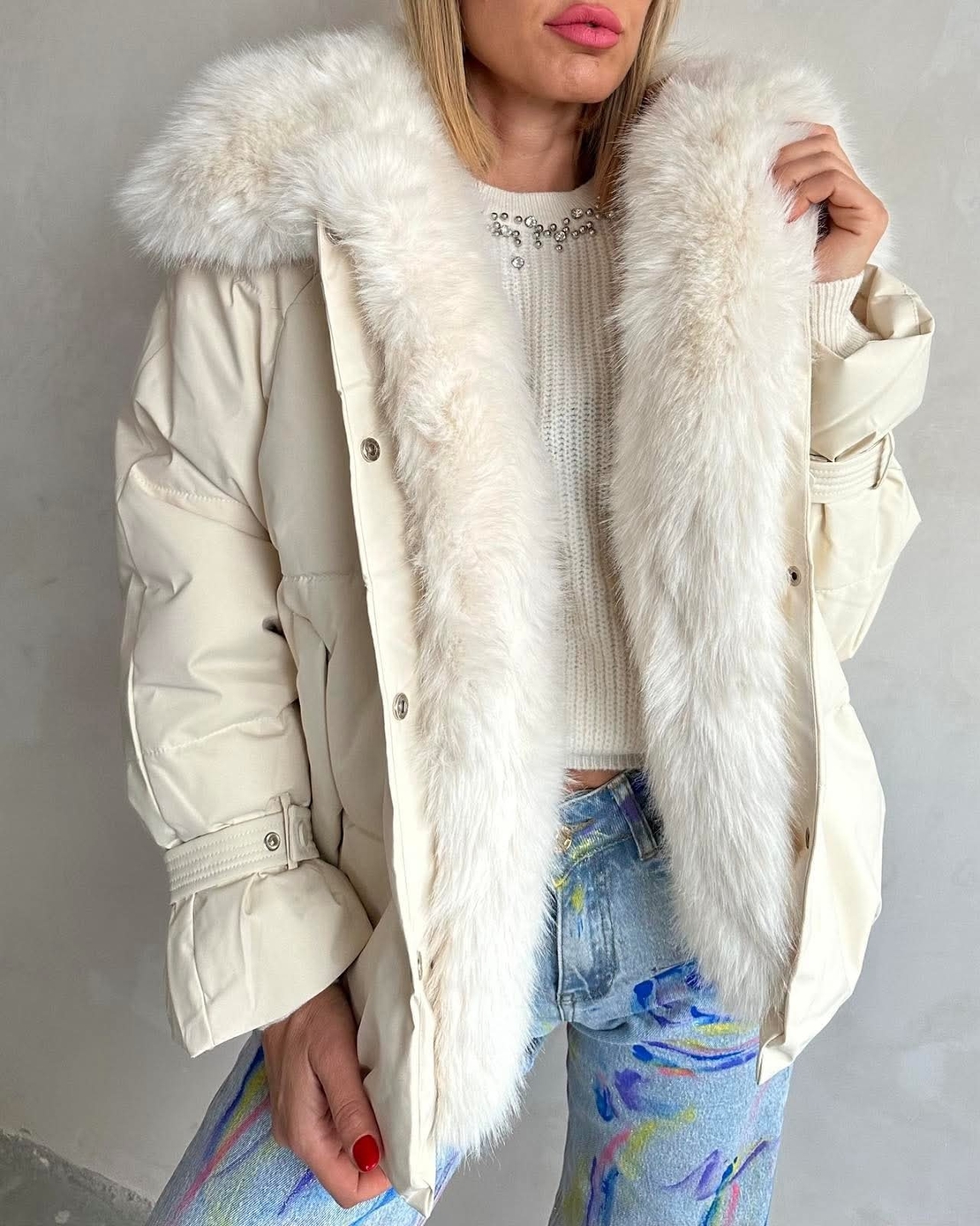 Дамско яке Snow White