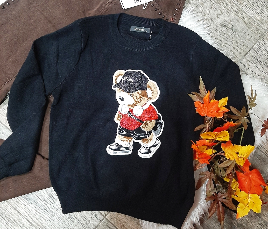 Дамски пуловер Мече