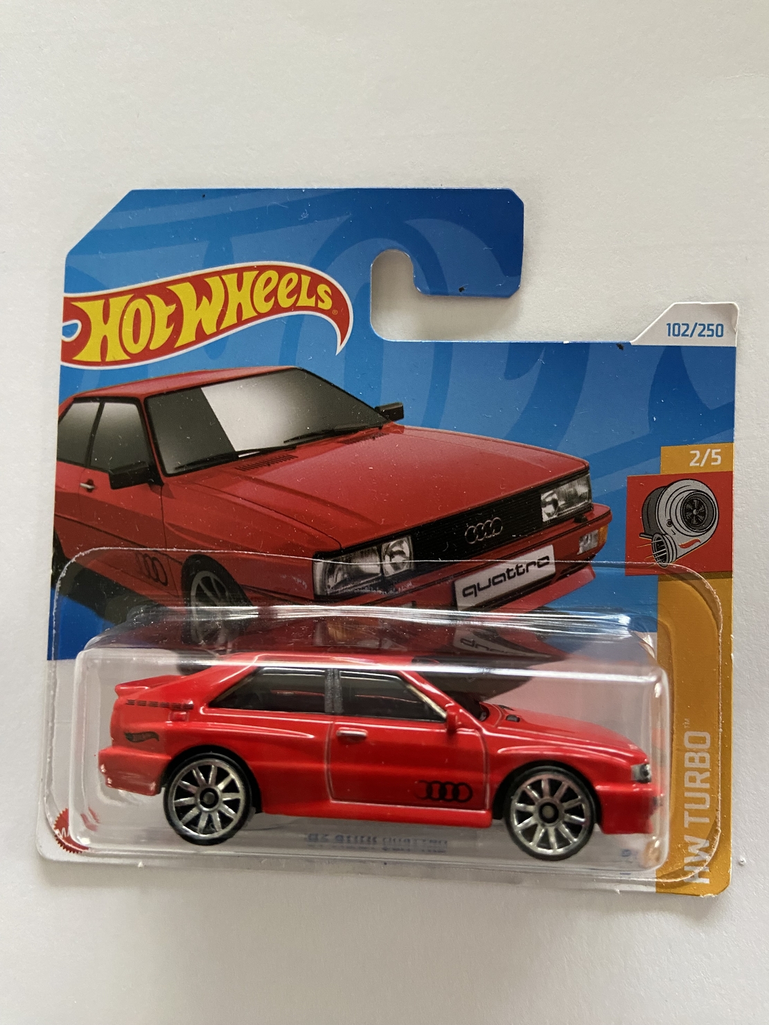 87 Audi Quattro red
