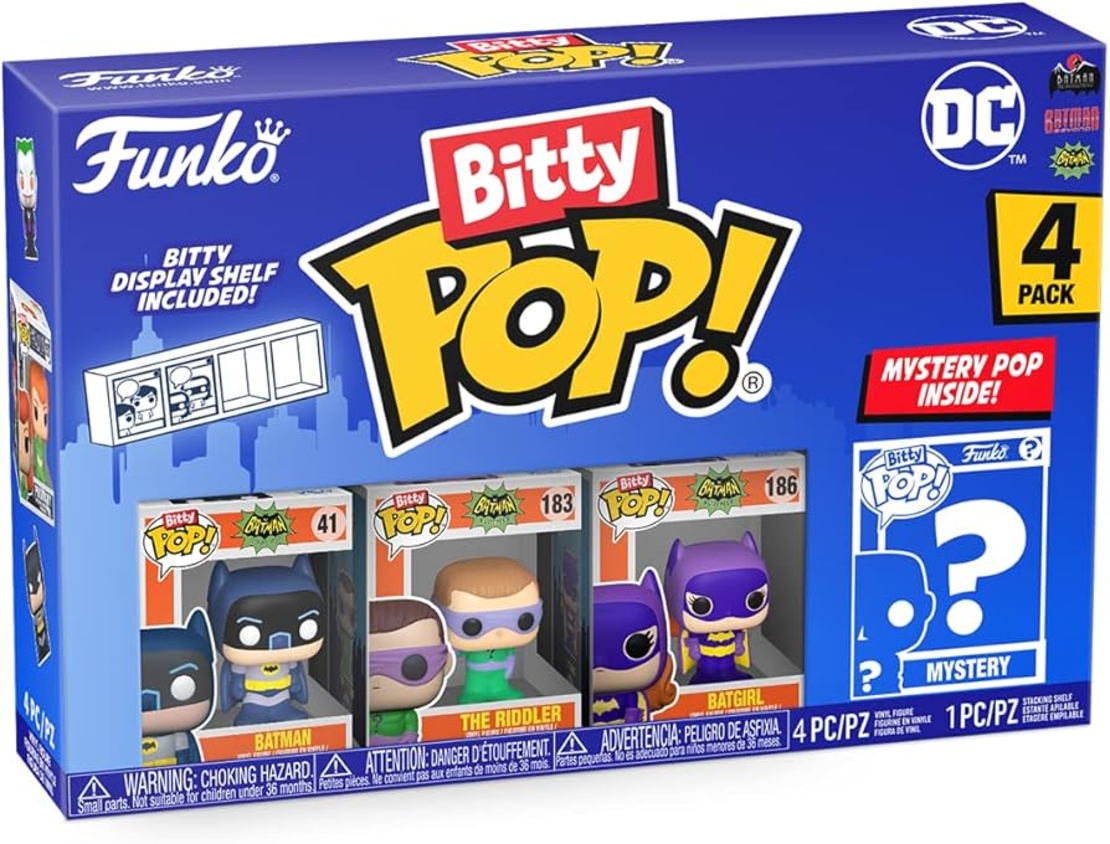 DC Bat Girl Bitty Pop 4 pack