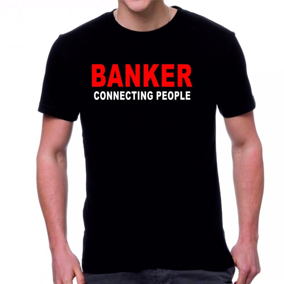 Черна мъжка тениска - Banker