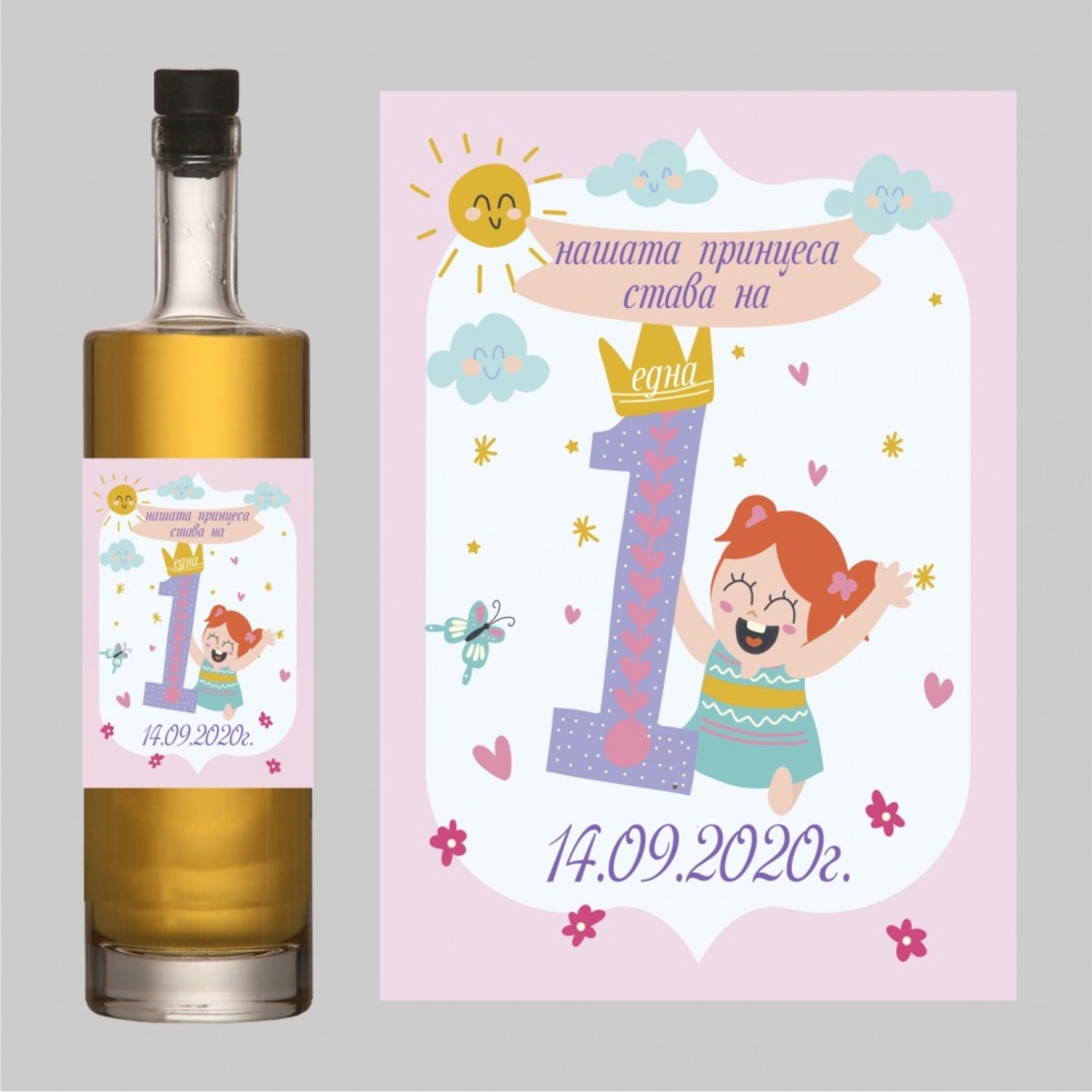 Етикет рожден ден - 18