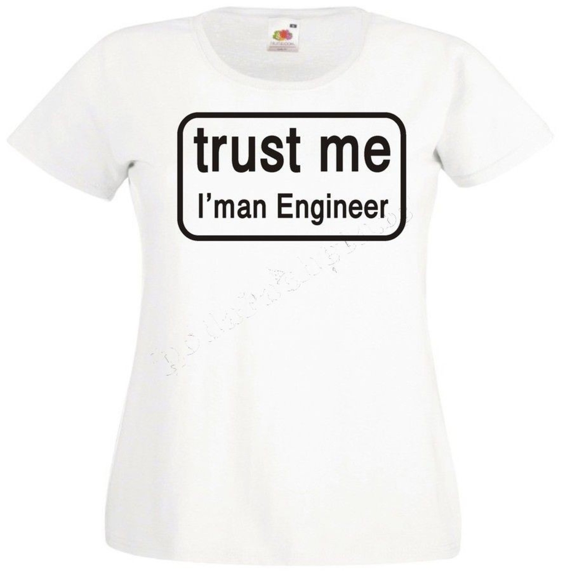 Черна мъжка тениска - Trust me, I'm an Engineer!