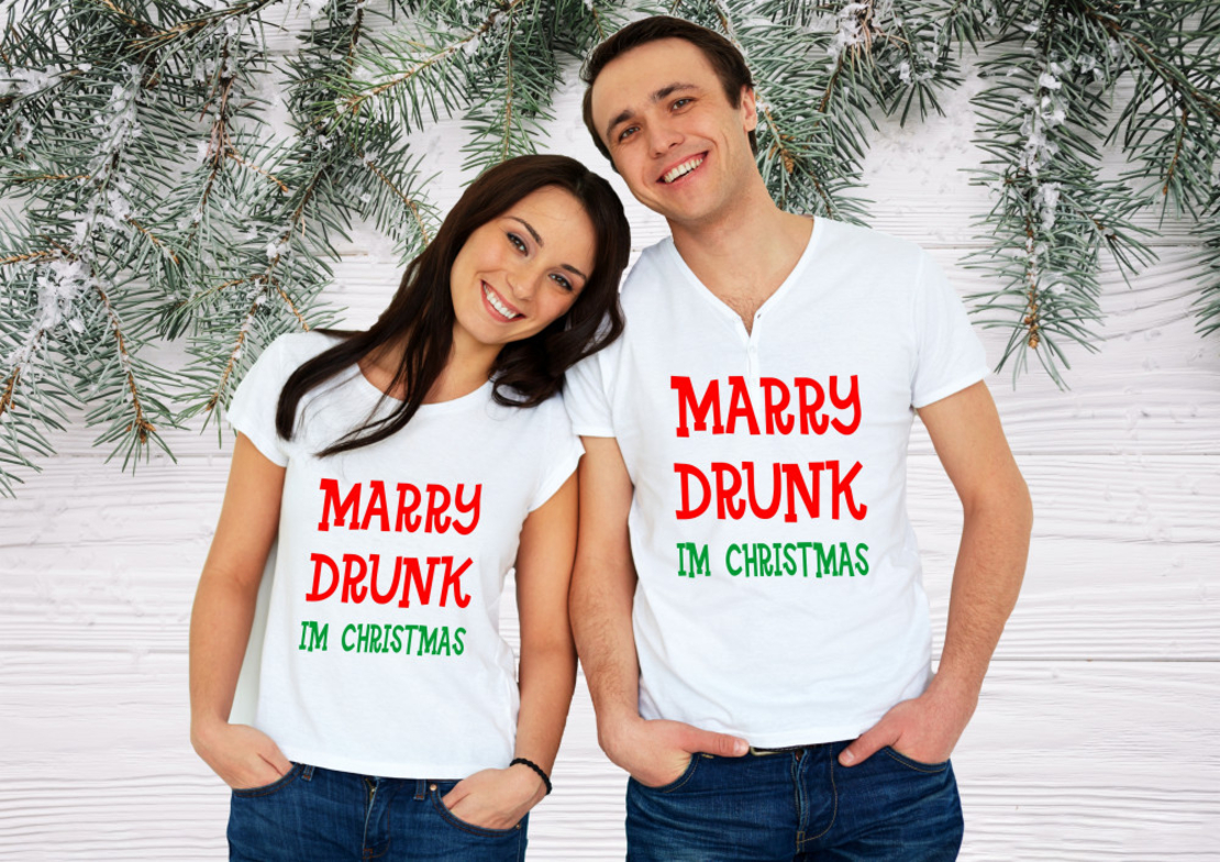 Бели тениски за двама - Marry drunk, im christmas
