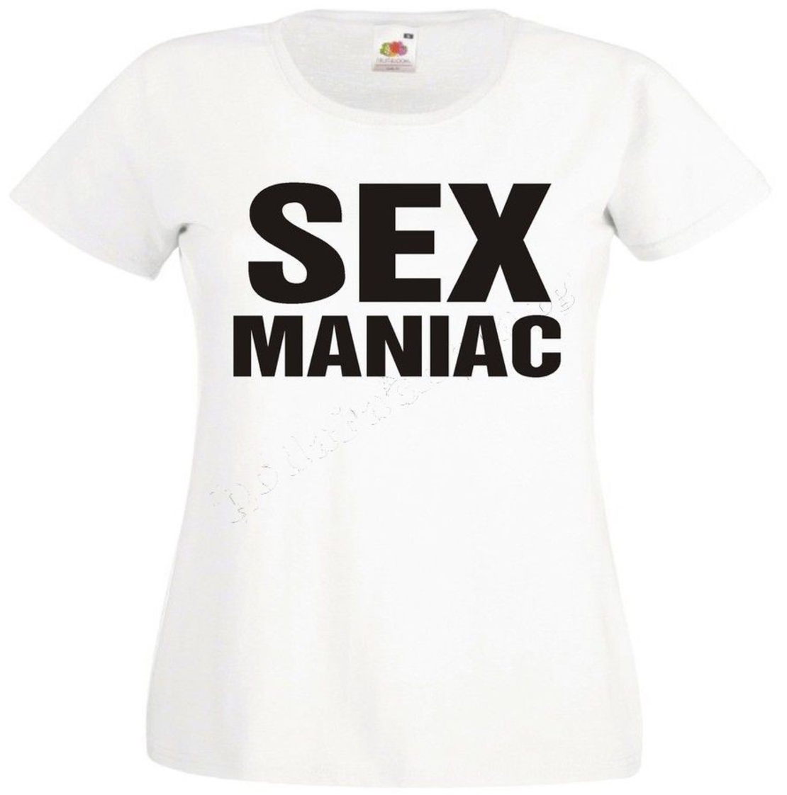 Черна мъжка тениска - Sex maniac