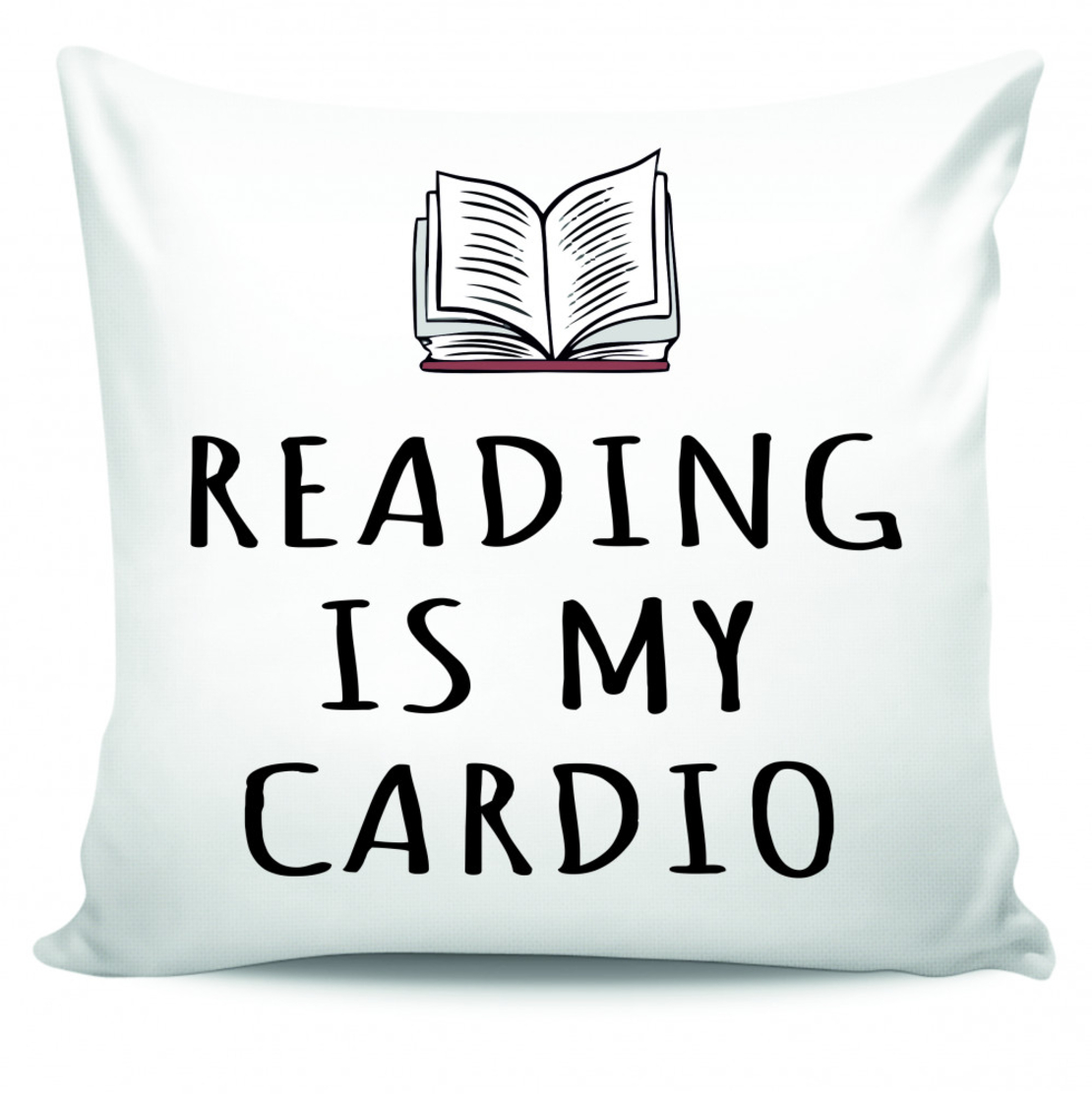 Възглавница - Reading is my cardio