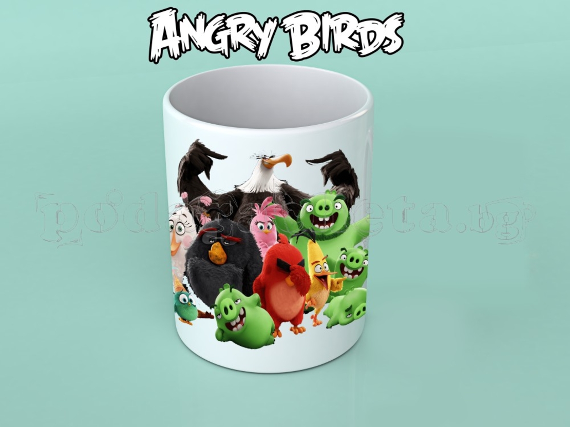 Забавна керамична чаша - Angry Birds 3
