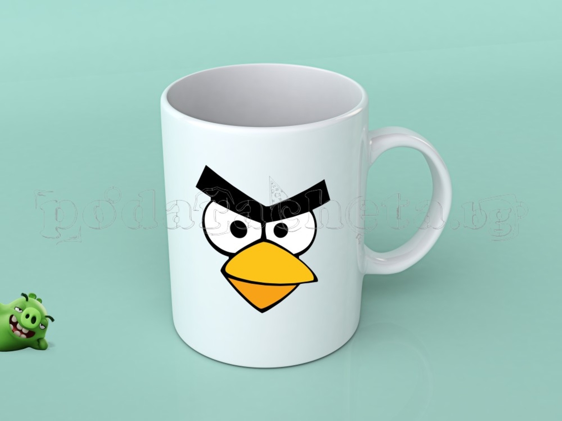 Забавна керамична чаша - Angry Birds 1