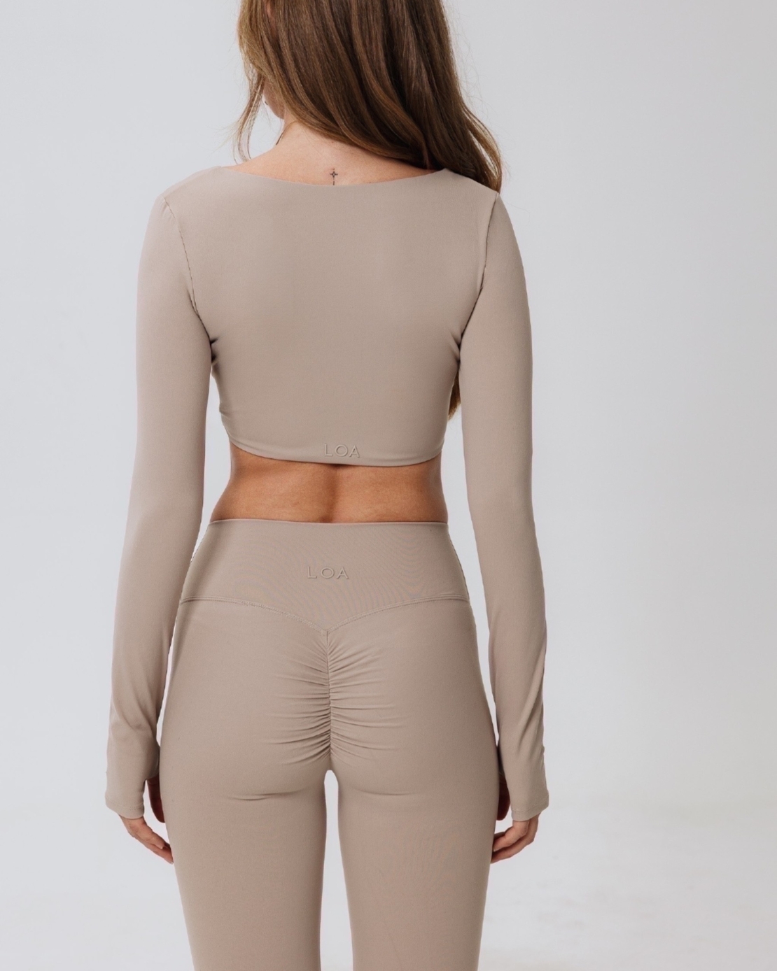 Кроп Топ с дълъг ръкав DUNE