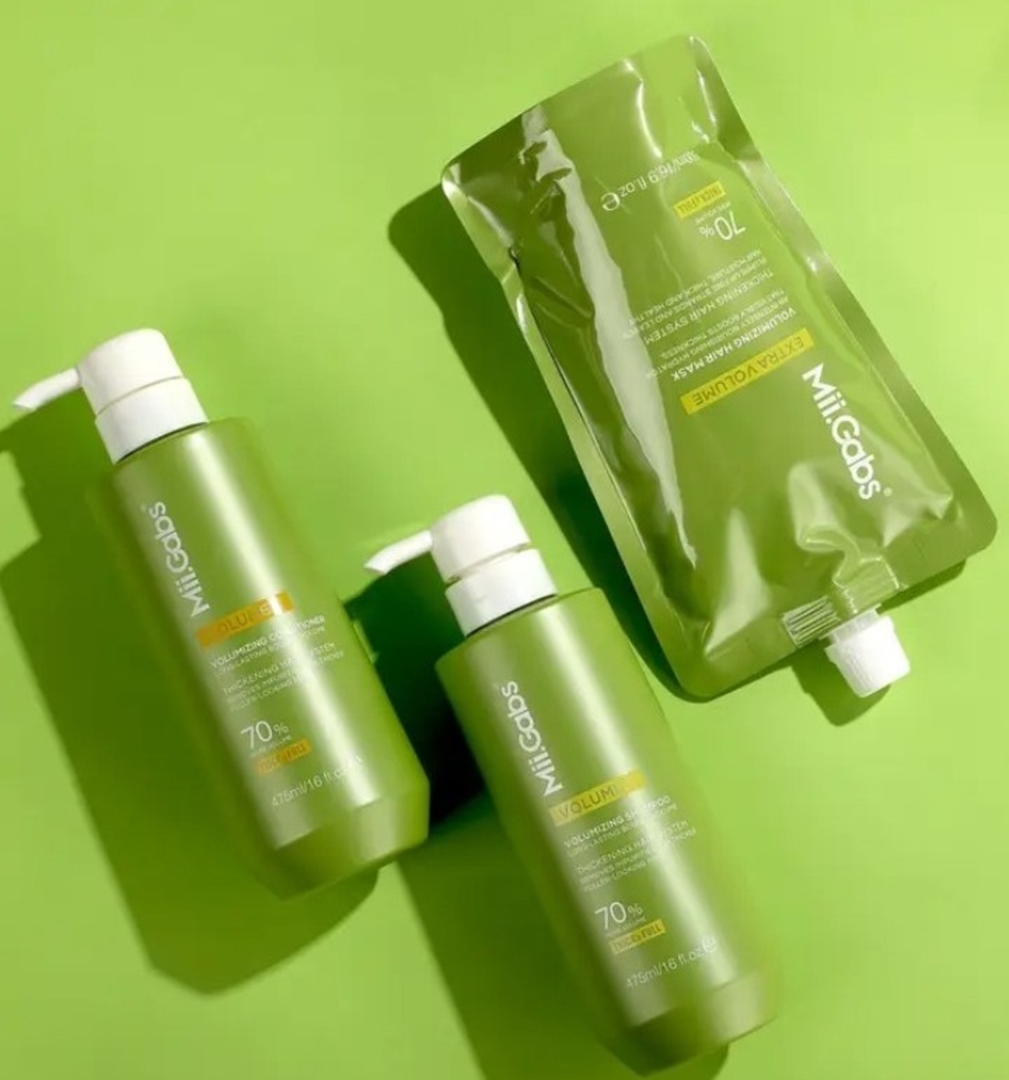 Шампоан  Mii.gabs за обем на косата 500мл